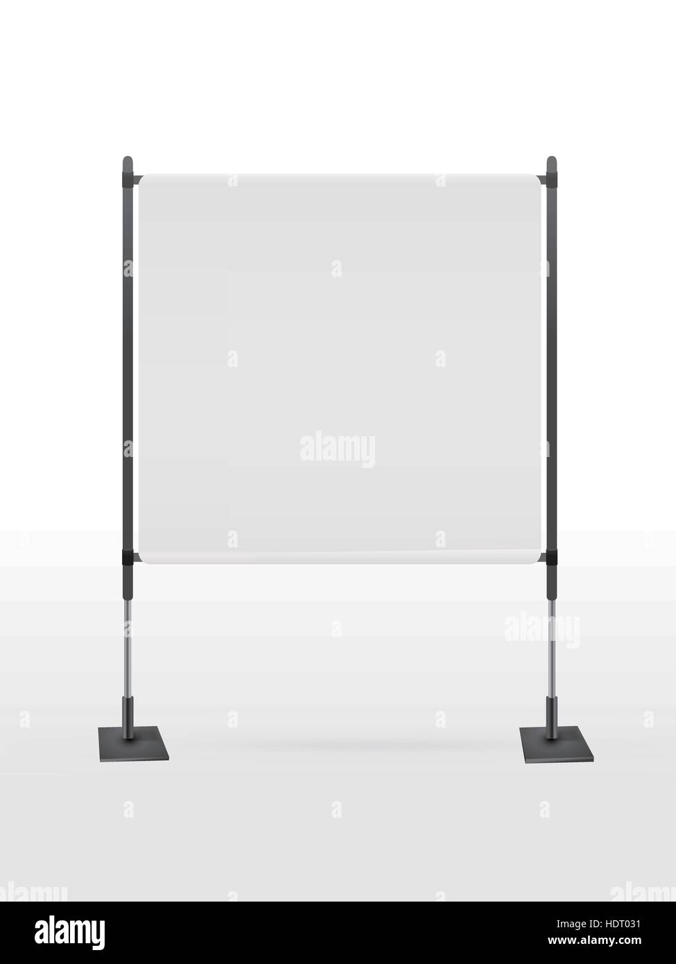 blank projector screen isolated on white background Stock Vector Image