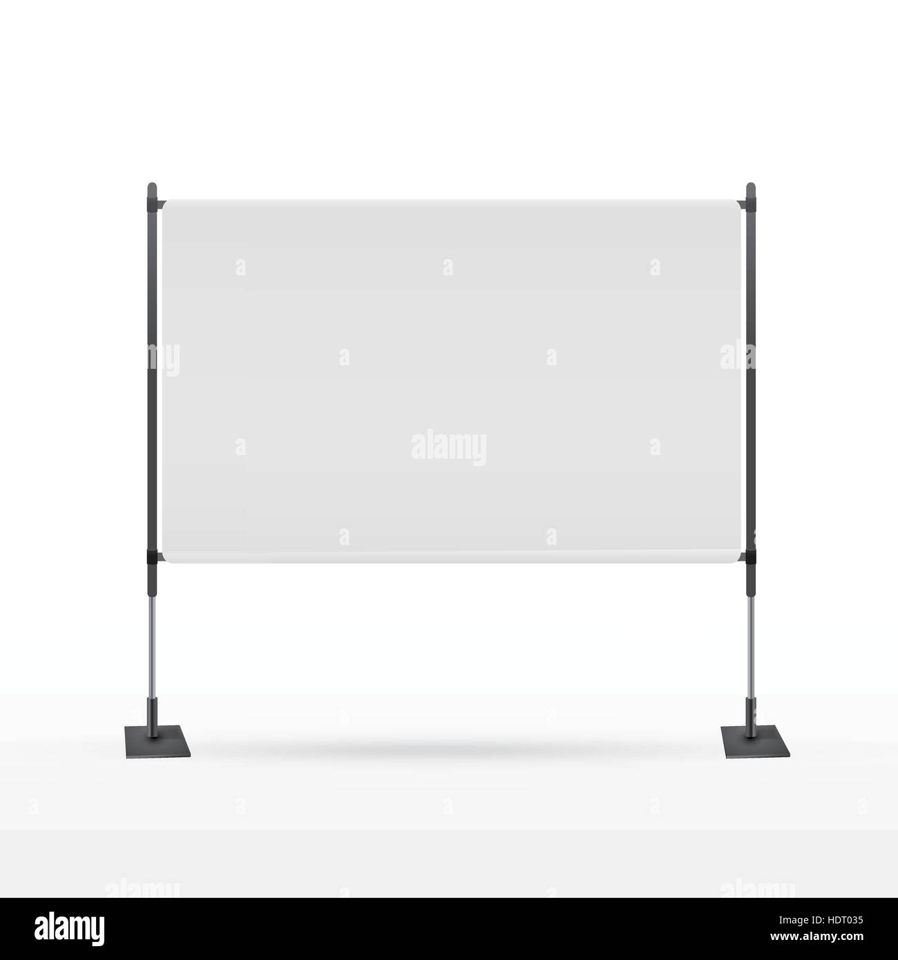 blank projector screen isolated on white background Stock Vector Image