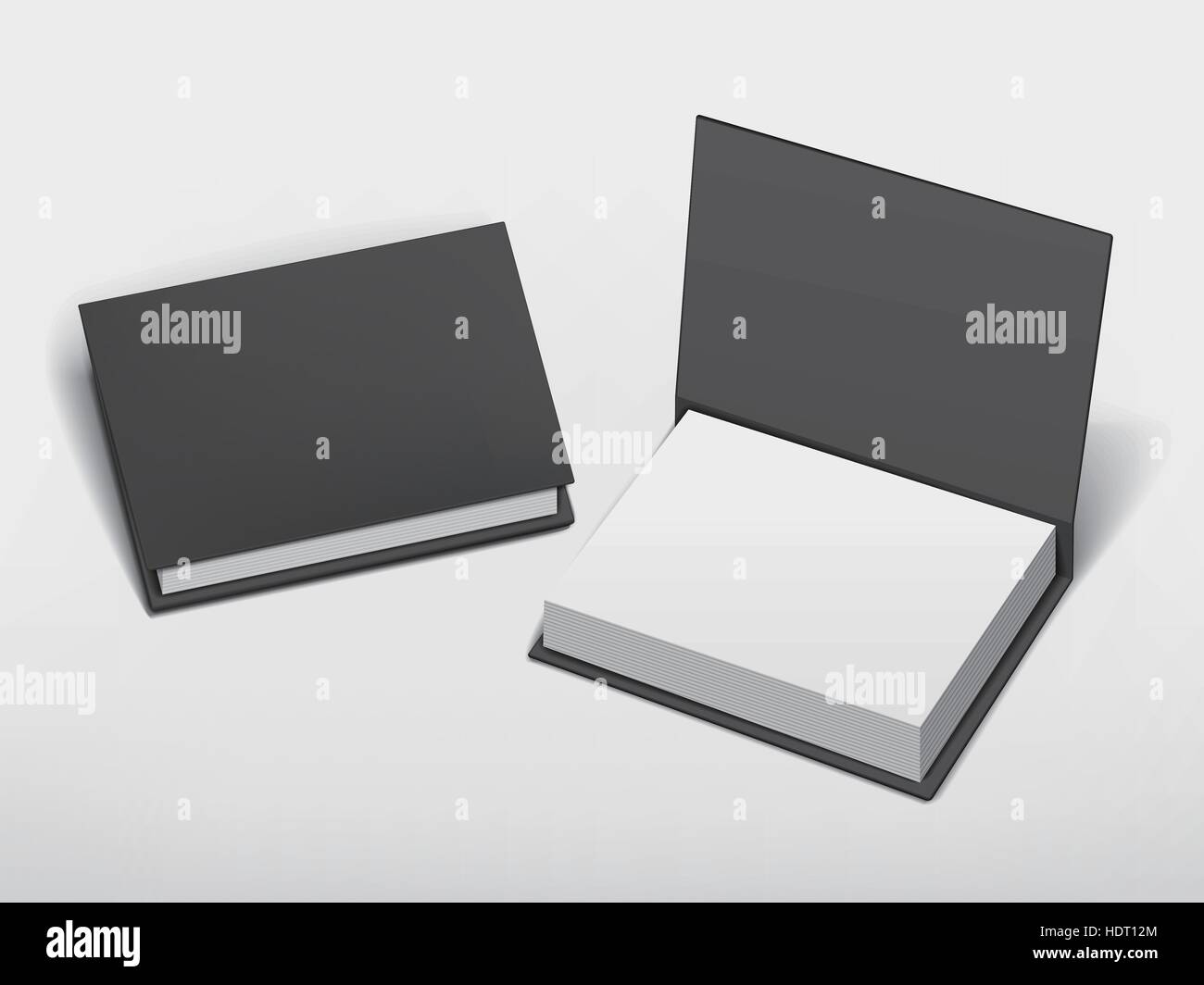 blank open book isolated on white background Stock Vector Image & Art ...