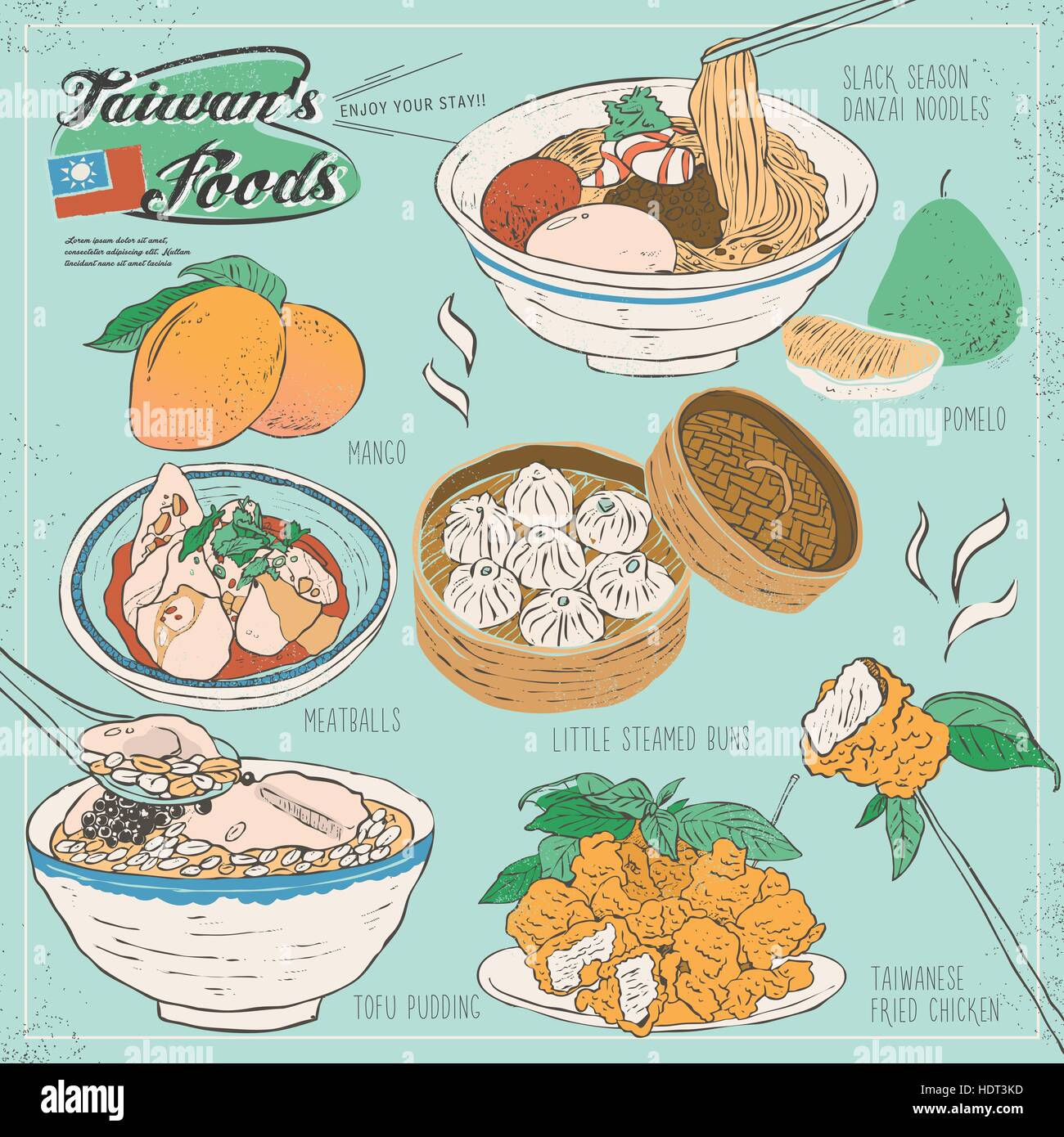 Steamed snacks Stock Vector Images Alamy