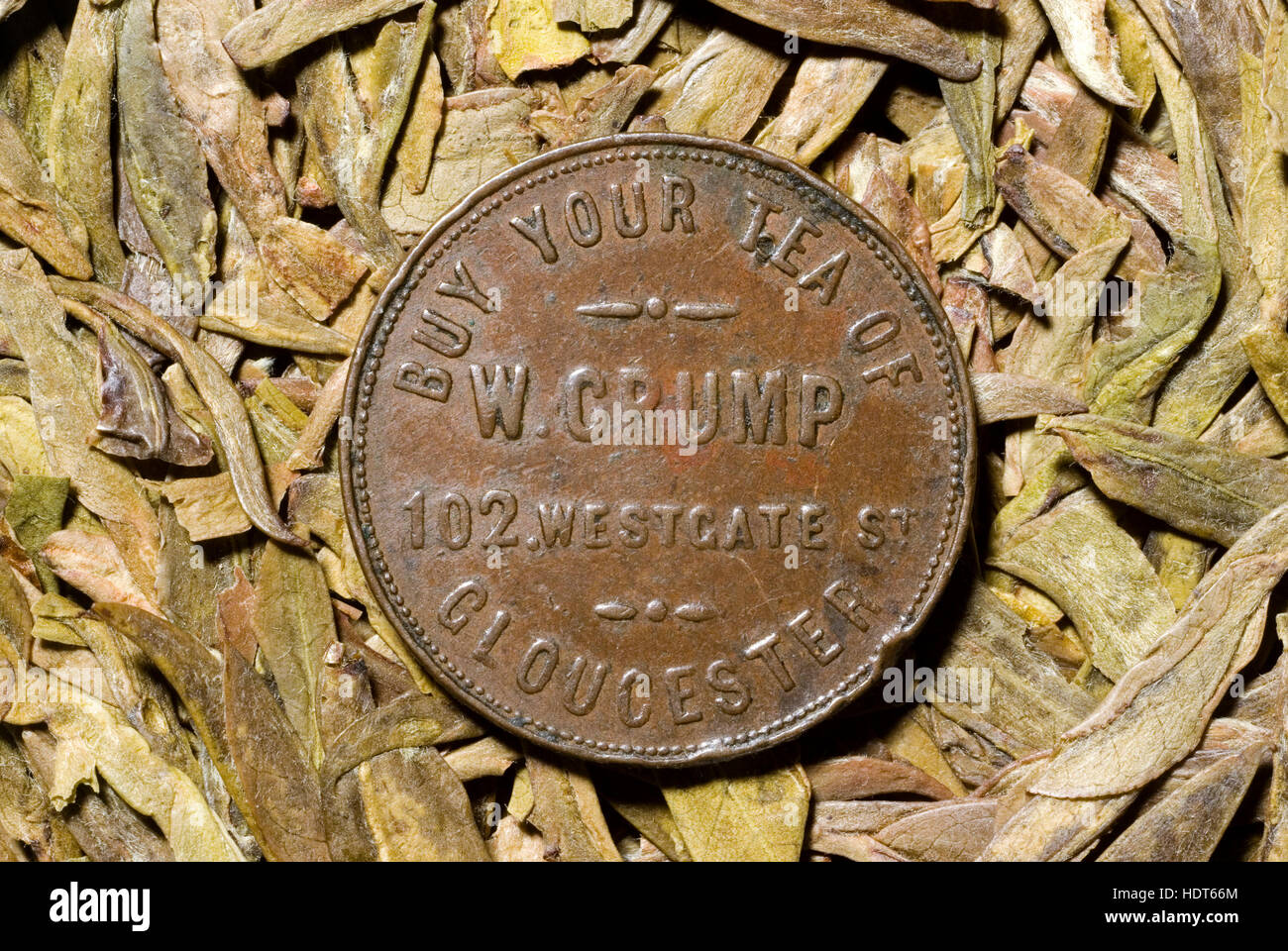Victorian unofficial merchants farthing Stock Photo