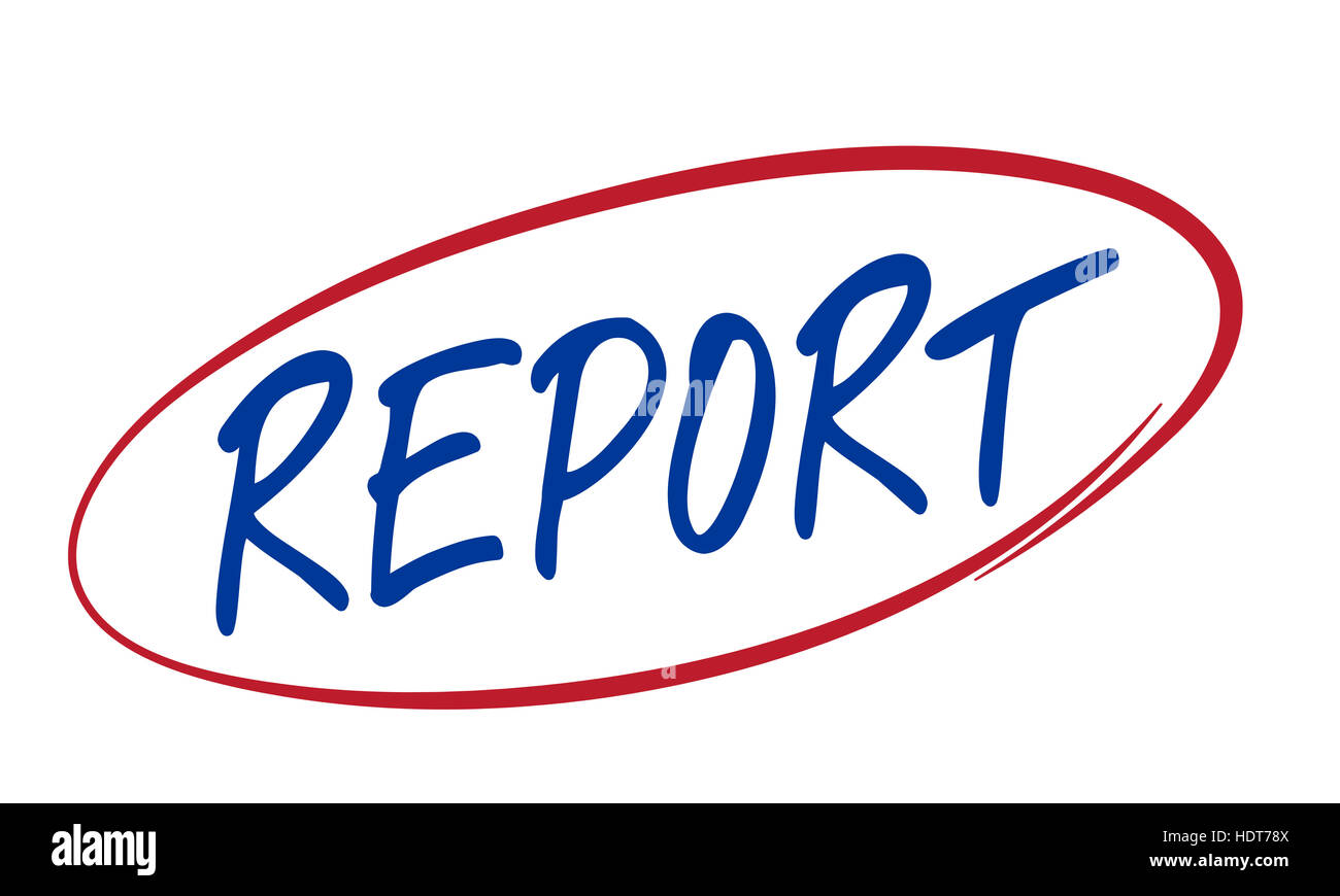 Report Inform Management News Progress Concept Stock Photo - Alamy