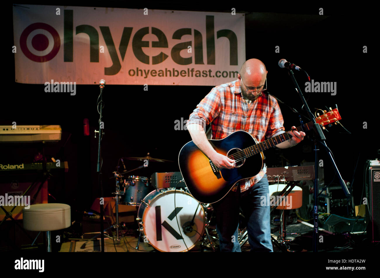 Oh Yeah Music Centre, Gordon Street, Belfast, Northern Ireland, UK. The Oh Yeah music centre. Industry organisations such as the Musician's Union, PRS Stock Photo