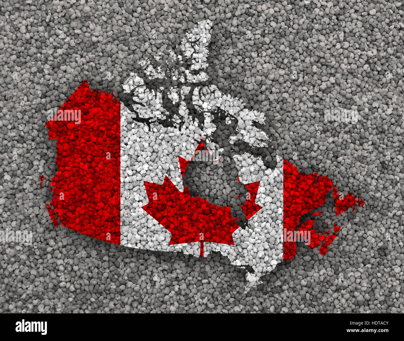 Canada flag outline hi-res stock photography and images - Alamy