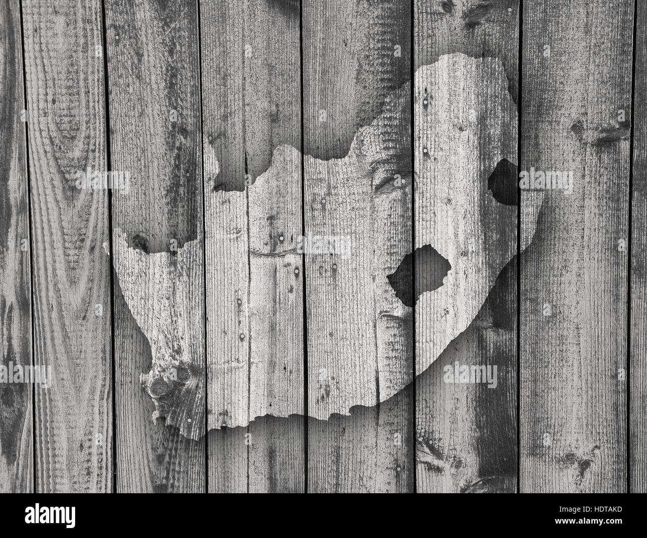 Map of South Africa on weathered wood Stock Photo - Alamy