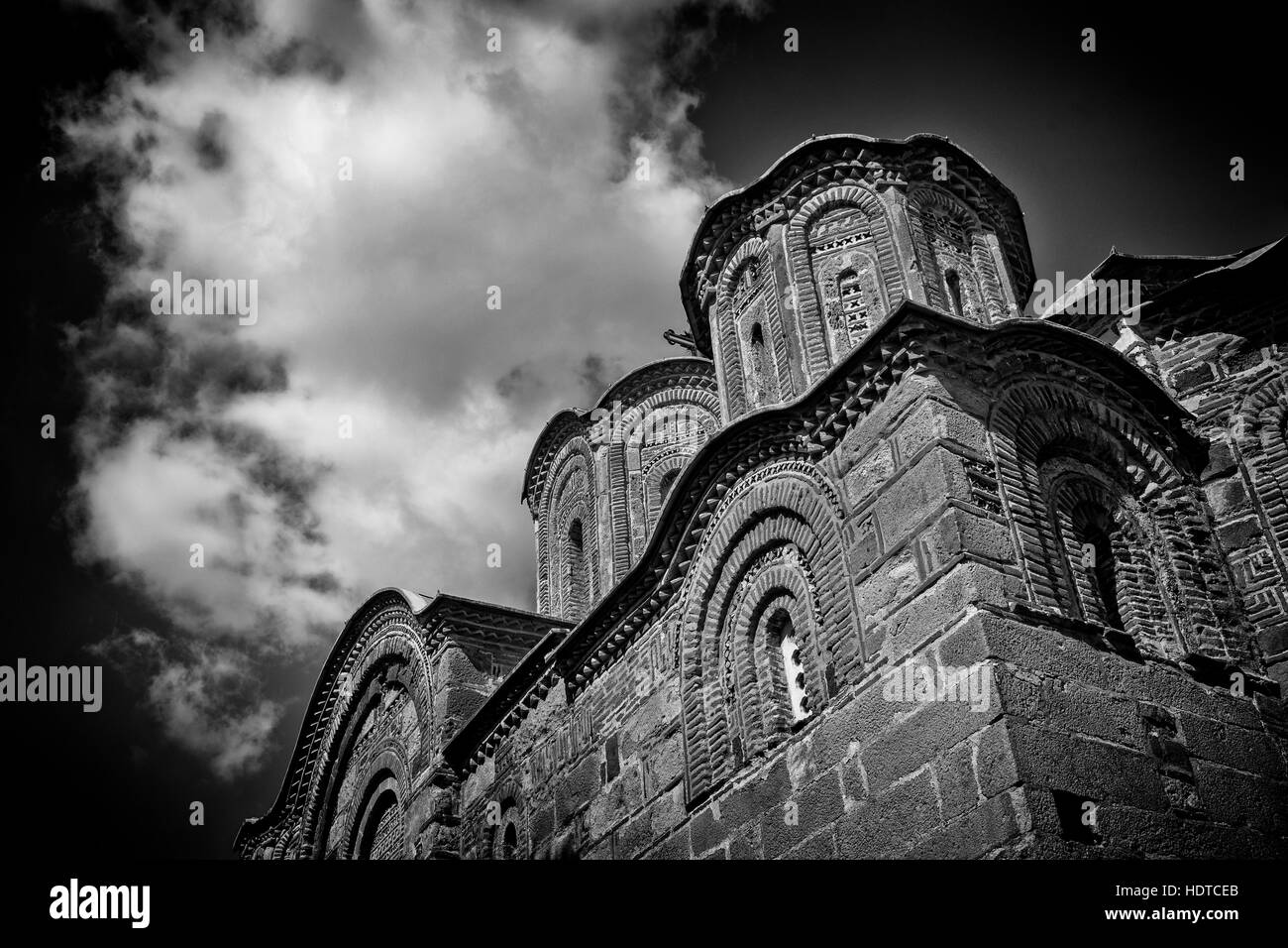 Staro Nogoricane Kumanovo, Macedonia - September 22, 2016: The Church of St. George (Crkva Svetog Djordja) is a Macedonian Orthodox church in the vill Stock Photo