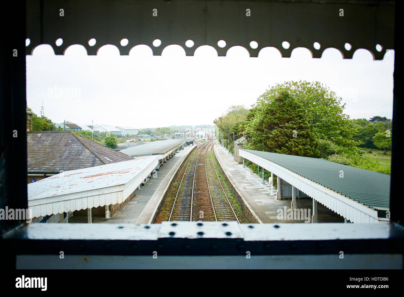 St Erth Train Station Stock Photo Alamy