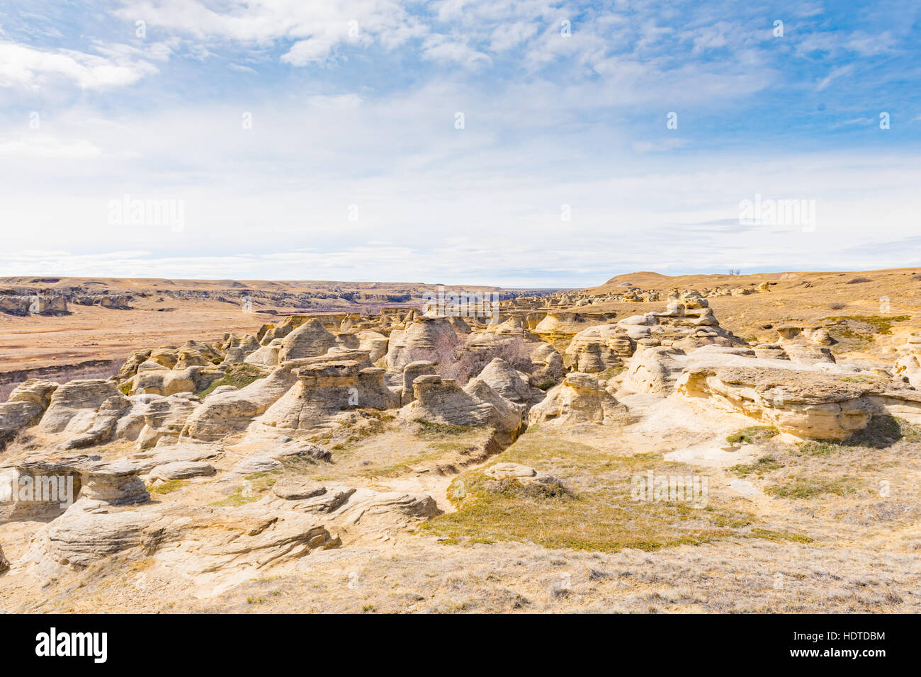Sandstone Hoodos at Writing on Stone Provincial Park Alberta Canada