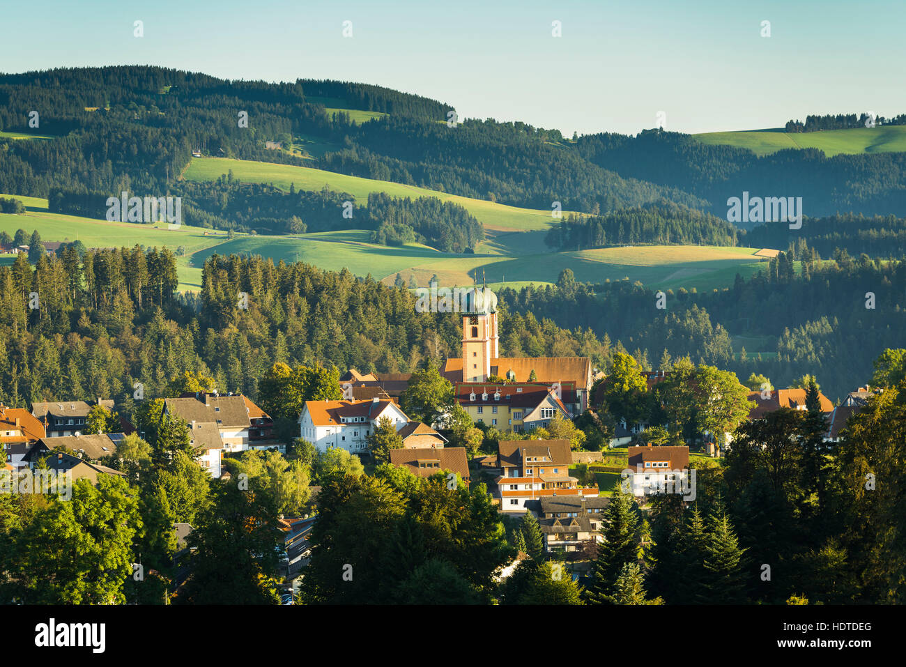 St. Märgen, Black Forest, Baden-Württemberg, Germany Stock Photo