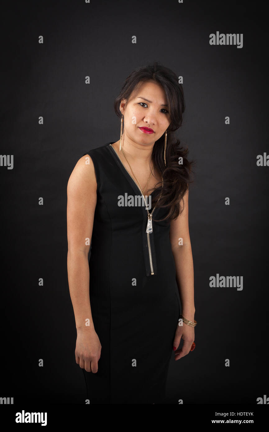 Beautiful asian female posing hi-res stock photography and images - Alamy