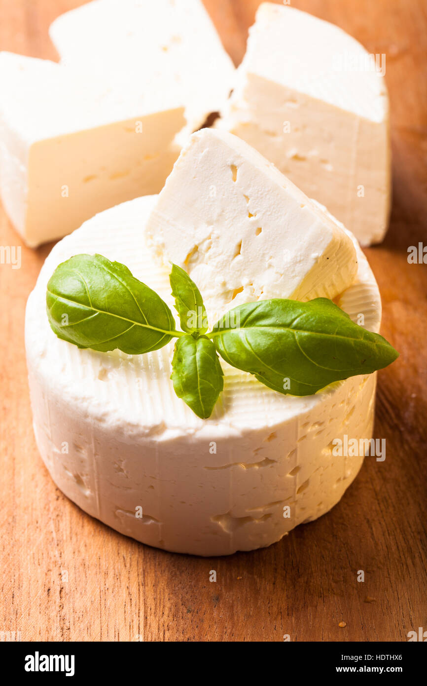 Salted soft cheese Stock Photo Alamy