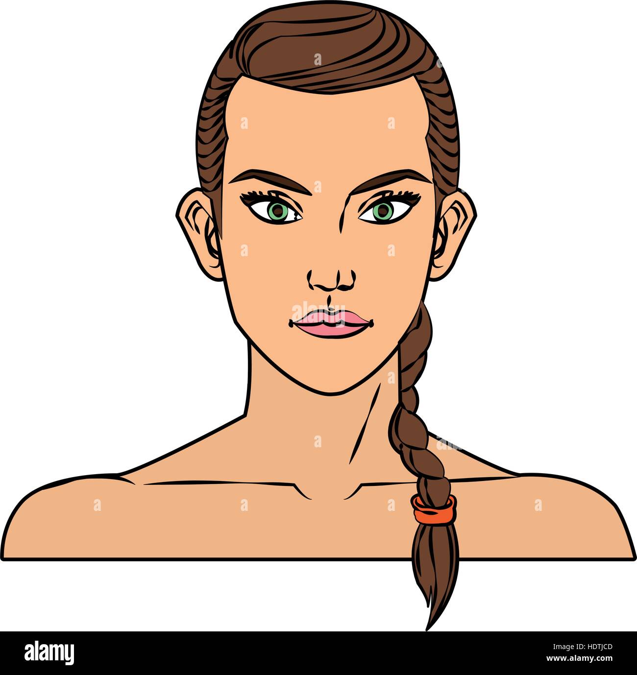 Isolated woman cartoon design Stock Vector Image & Art - Alamy