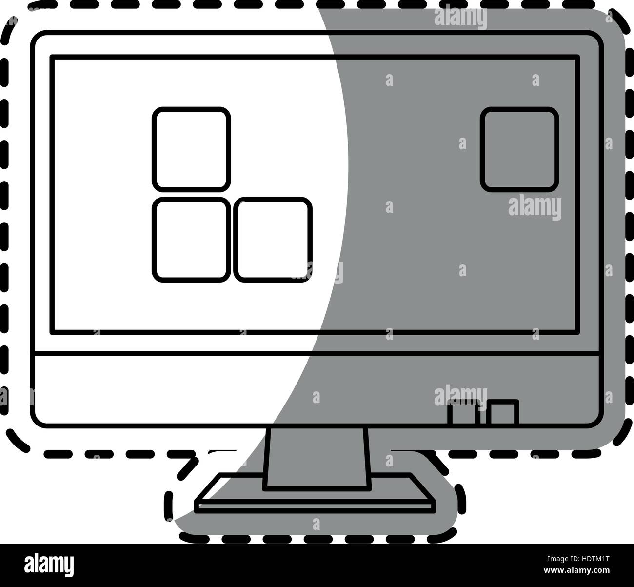 Isolated computer device design Stock Vector Image & Art - Alamy