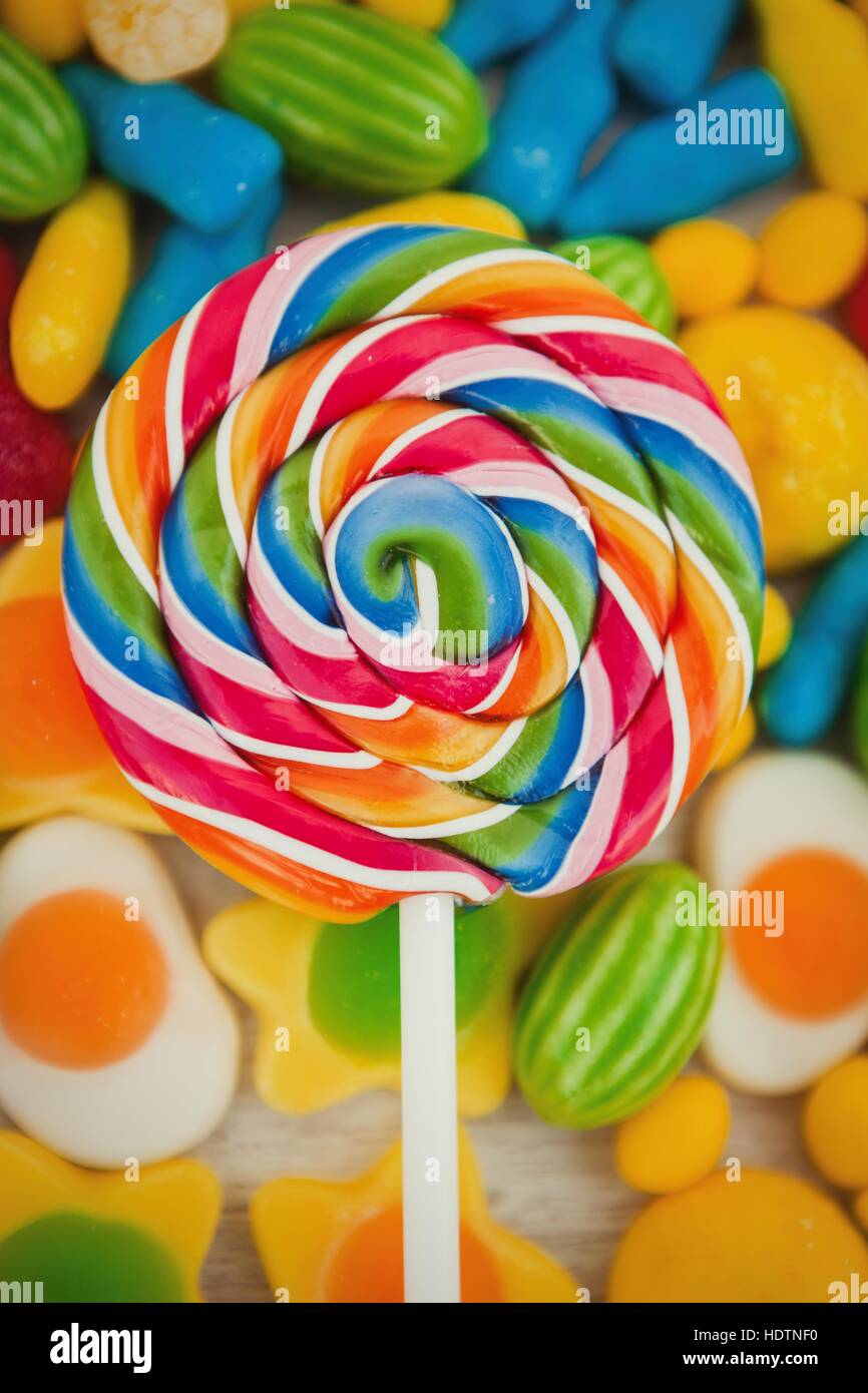 Round candy cheap