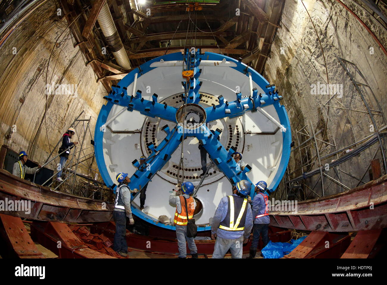 Tunnel Boring Machines Stock Photo Alamy