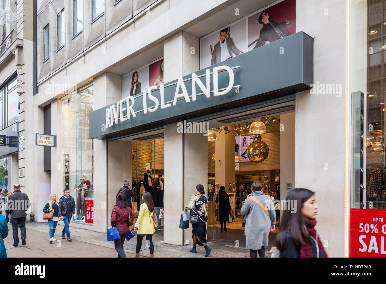 River Island store, Oxford Street, London, UK Stock Photo - Alamy