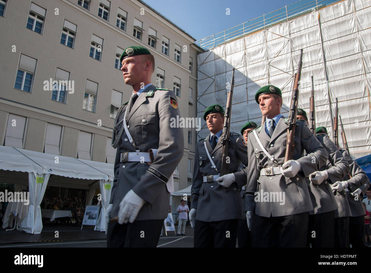 Open day at Ministry of Defense in Berlin. Germany. Stock Photo