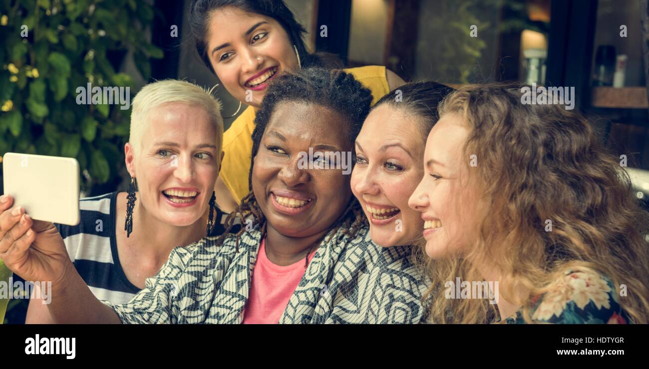 Group make women photos hi-res stock photography and images - Alamy