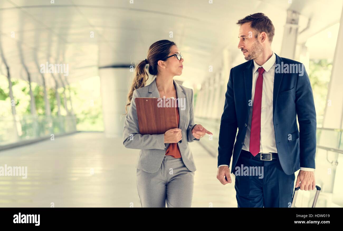 Business People Commuter Walking City Life Concept Stock Photo - Alamy