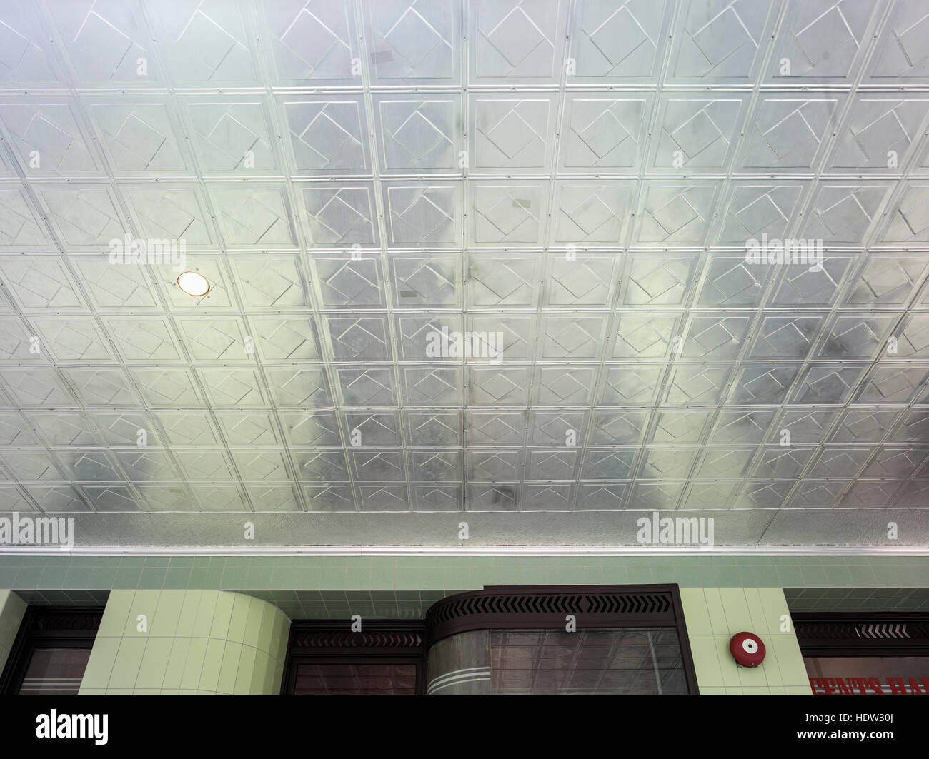 Pressed Tin Ceiling Stock Photos Pressed Tin Ceiling Stock
