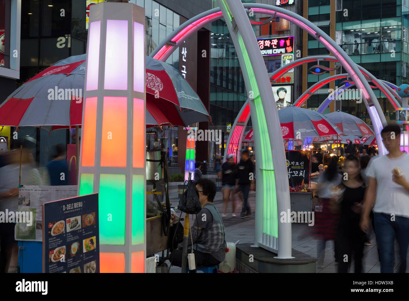 BIFF Square, Nampo District, Busan, South Korea, Asia Stock Photo