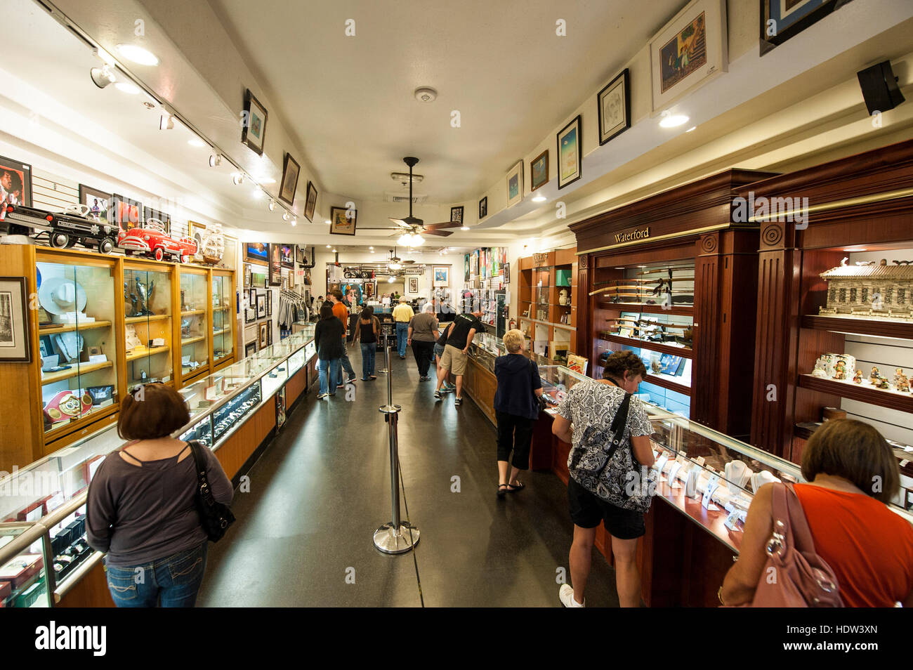 The interior of Gold & Silver Pawn shop featured on the TV show