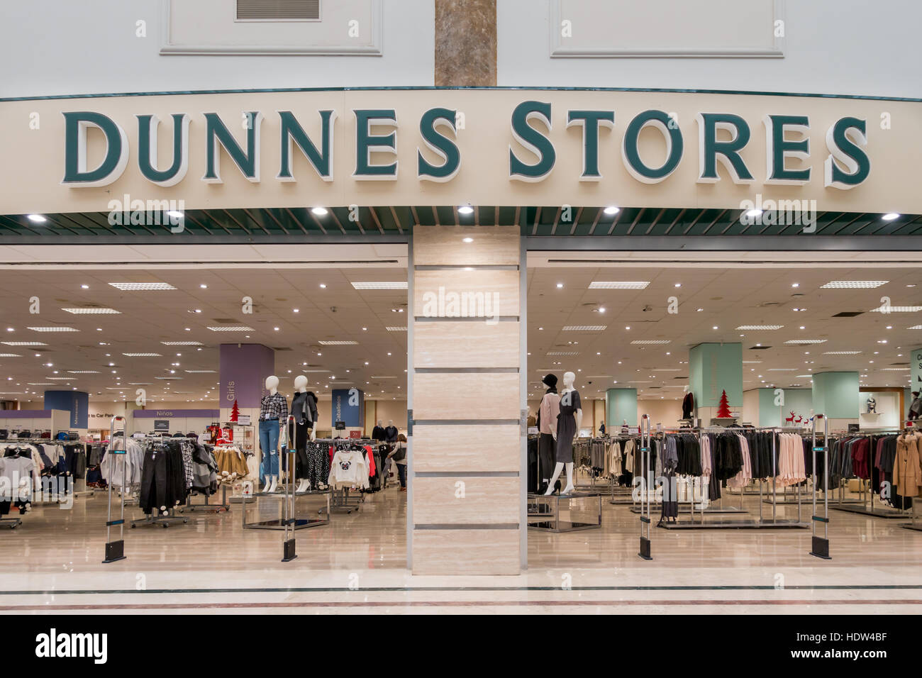 Dunnes Stores, an Irish based shop in Coín, Costa del Sol, Spain. Stock Photo