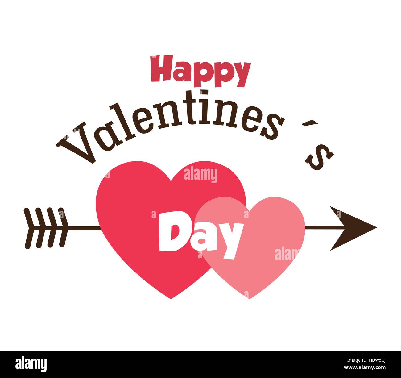 happy valentines day card vector illustration design Stock Vector Image ...