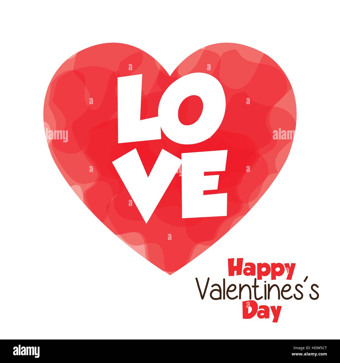 happy valentines day card vector illustration design Stock Vector Image ...