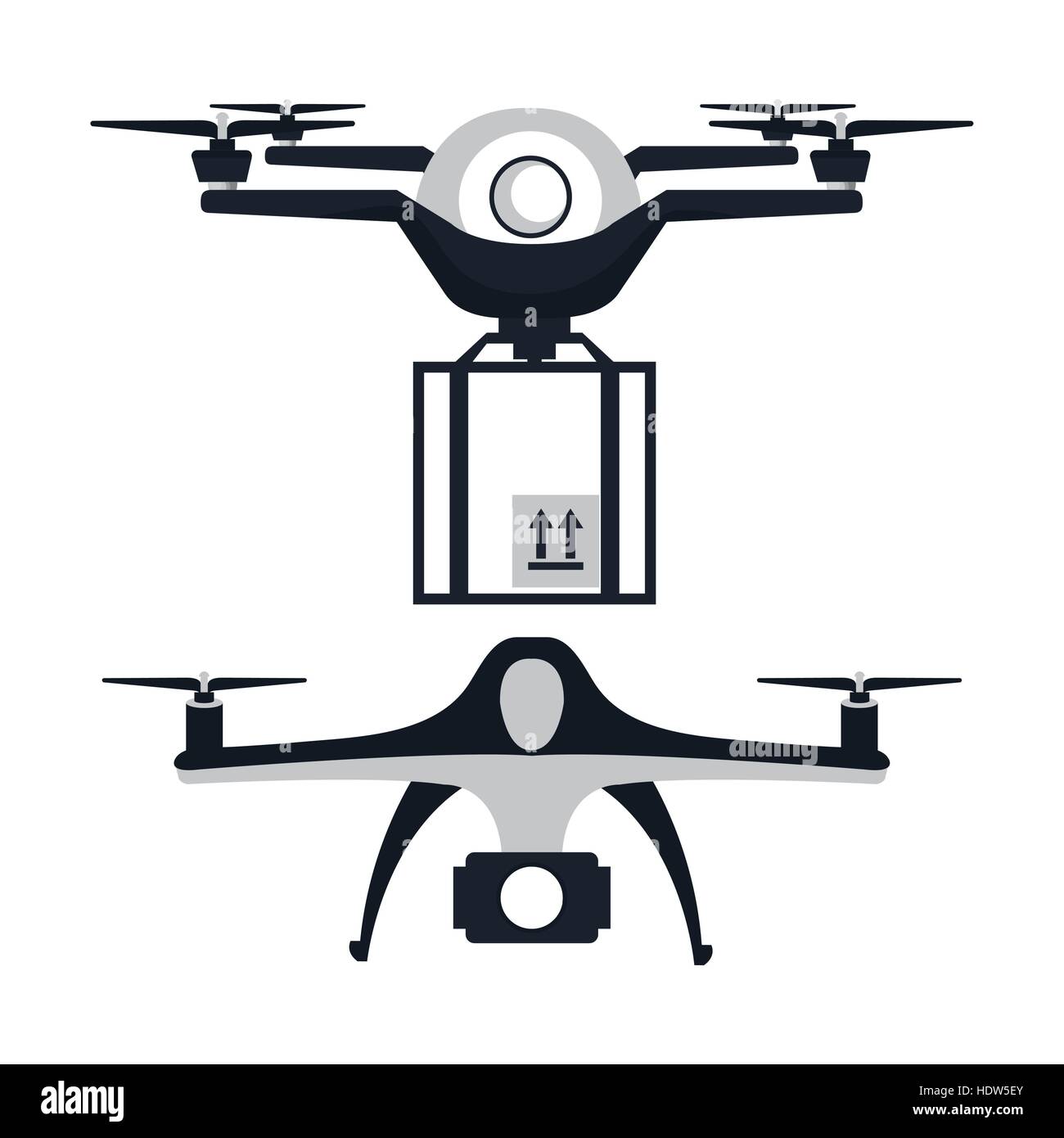 drone technology service icon vector illustration design Stock Vector ...