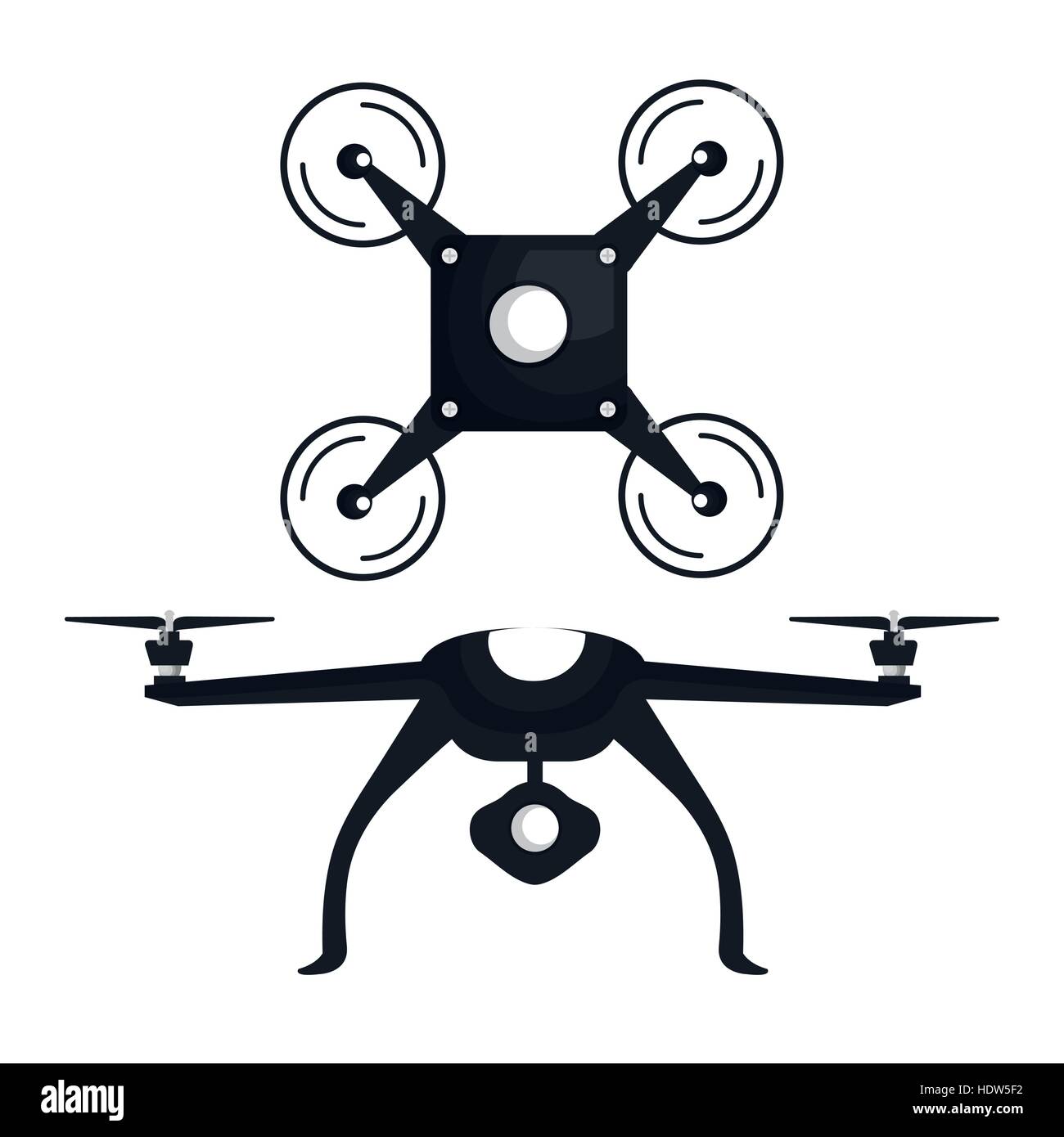 drone technology service icon vector illustration design Stock Vector ...