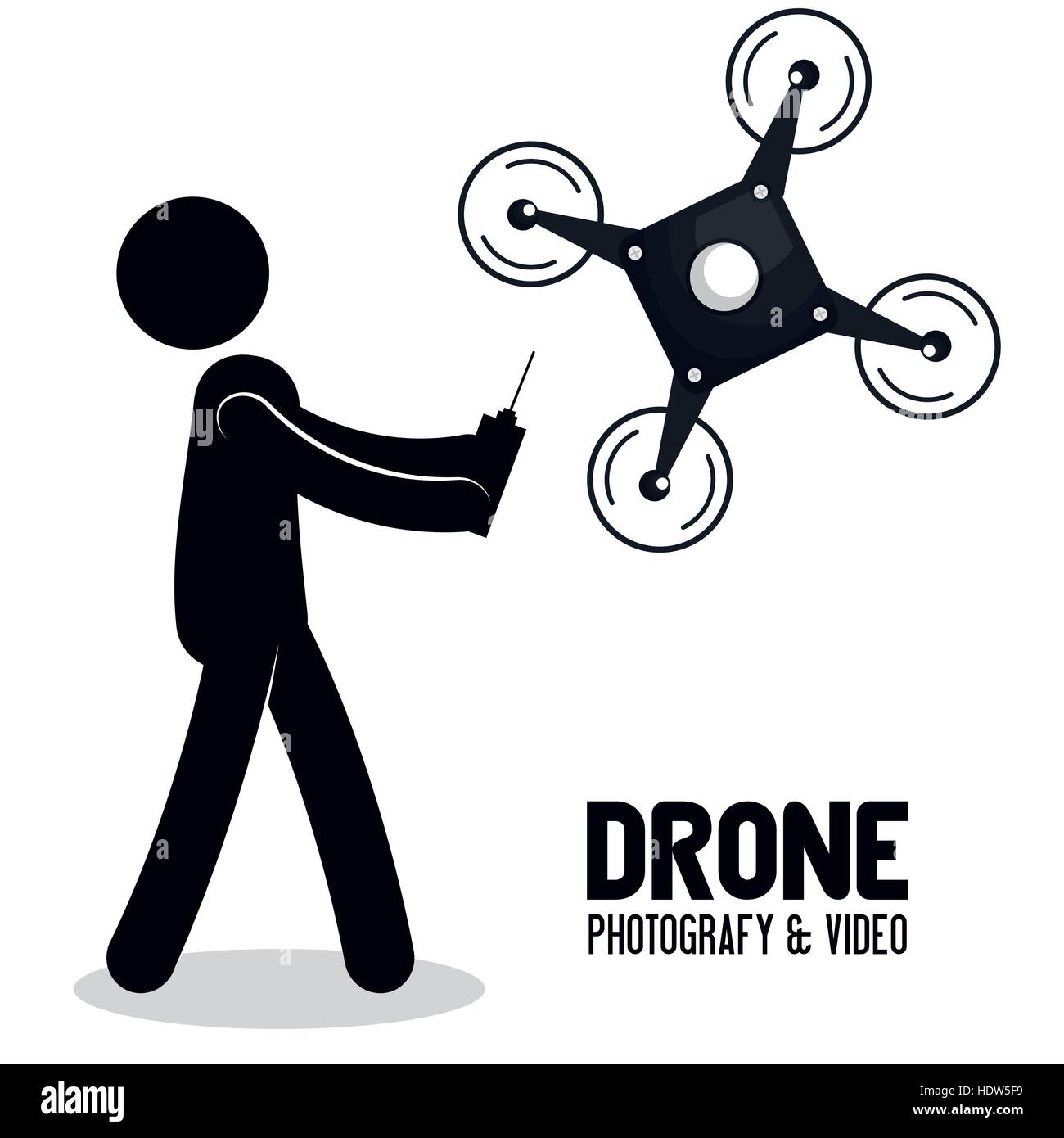 drone technology service icon vector illustration design Stock Vector ...