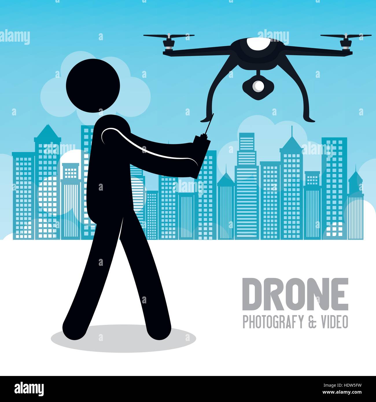 drone technology service icon vector illustration design Stock Vector ...