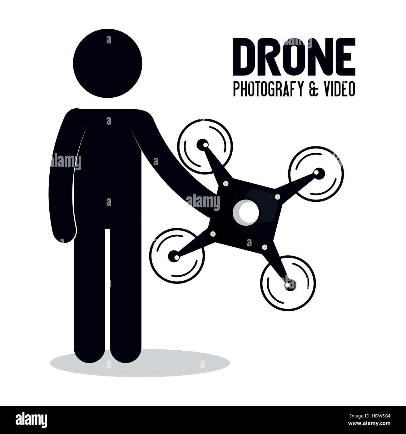 drone technology service icon vector illustration design Stock Vector ...