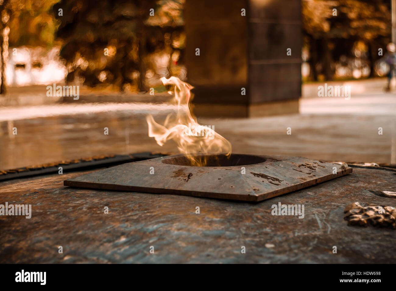 Eternal Flame - symbol of victory Stock Photo - Alamy