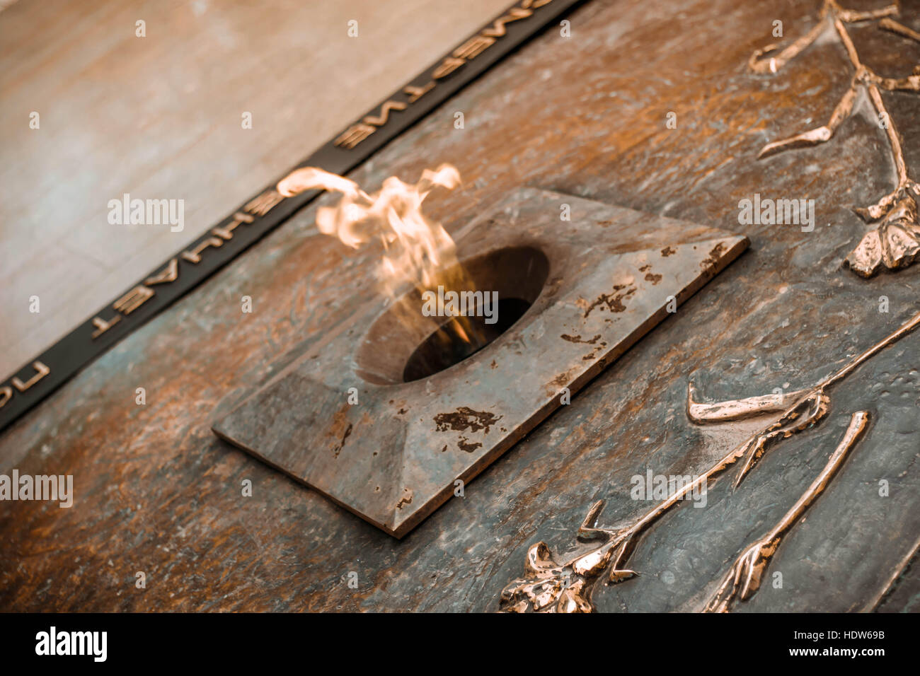 Eternal Flame - symbol of victory Stock Photo - Alamy