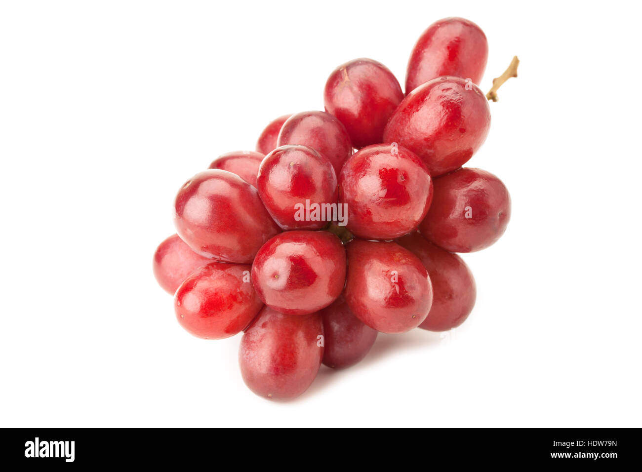 red seedless table grapes isolated on white background Stock Photo Alamy