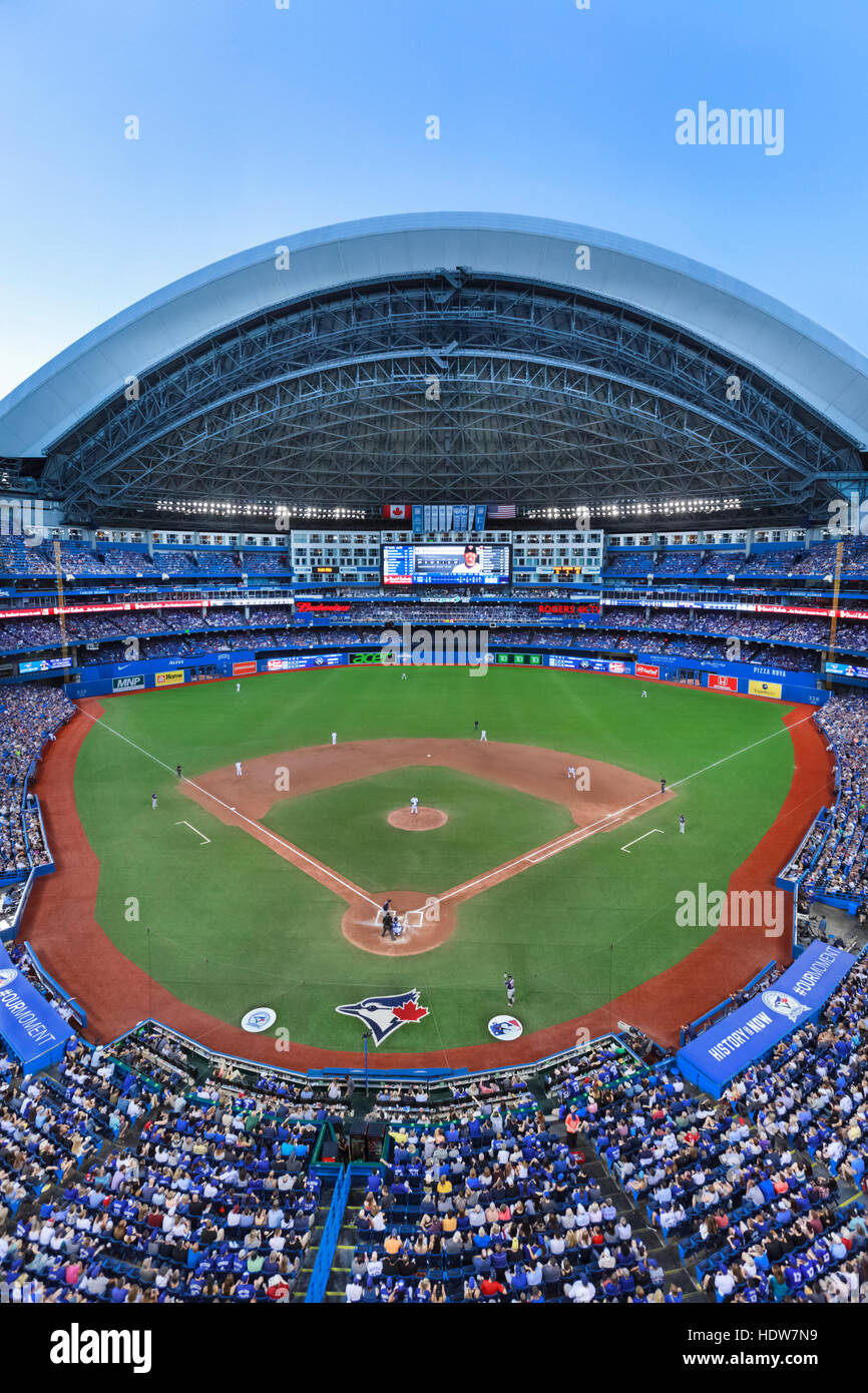 Toronto Blue Jays baseball game at the Rogers Centre; Toronto, Ontario,  Canada Stock Photo - Alamy