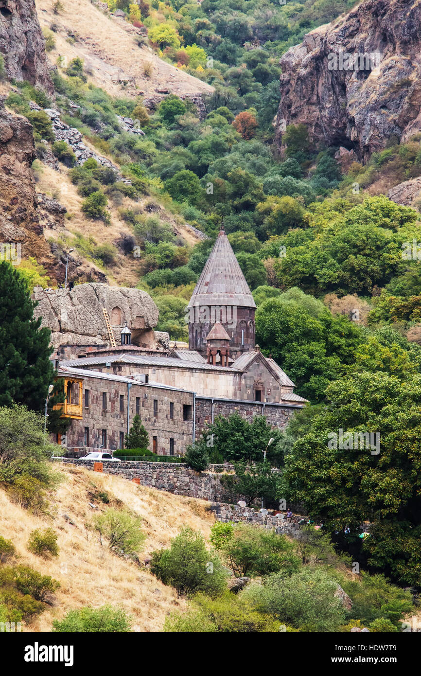 Geghard Monastery, Azat Valley; Kotayk, Armenia Stock Photo