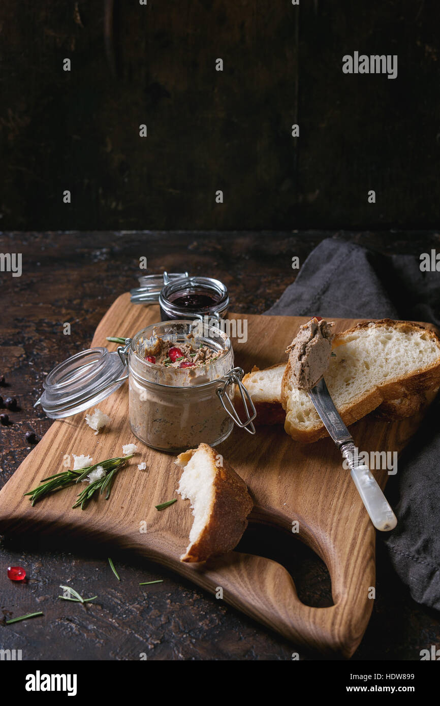 Homemade chicken liver pate Stock Photo - Alamy