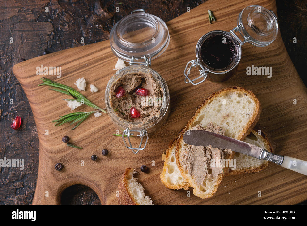 Homemade chicken liver pate Stock Photo - Alamy