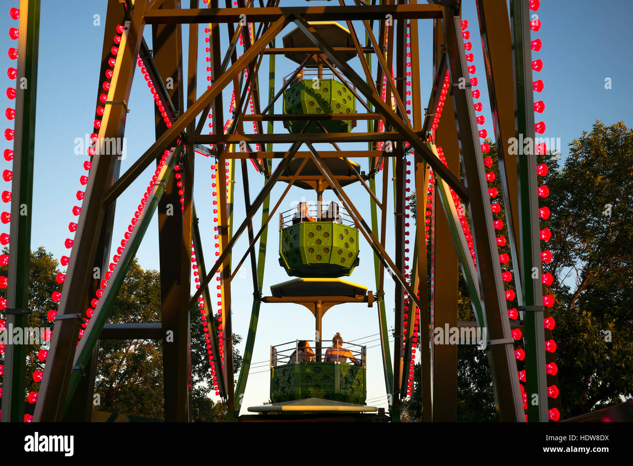 Ferris wheel, Betty Danger's Country Club; Minneapolis, Minnesota, United States of America Stock Photo