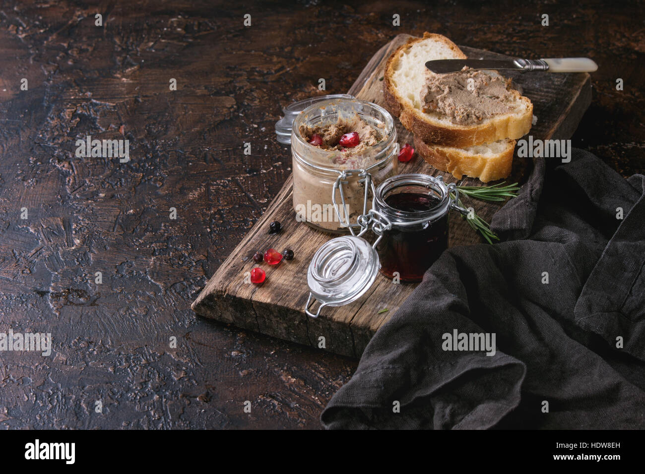 Homemade chicken liver pate Stock Photo - Alamy