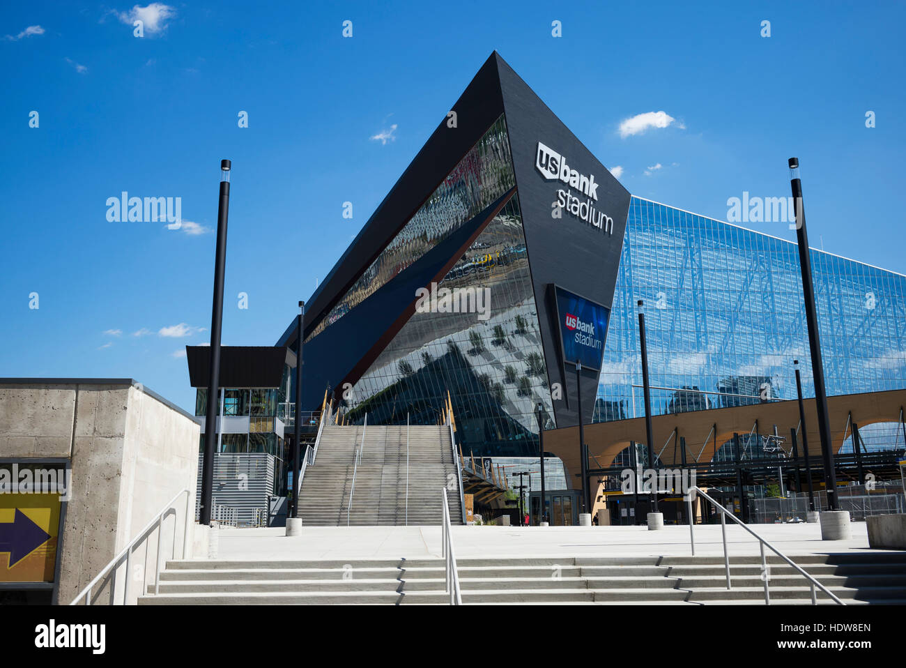 U.S. Bank Stadium; Minneapolis, Minnesota, United States of America Stock Photo