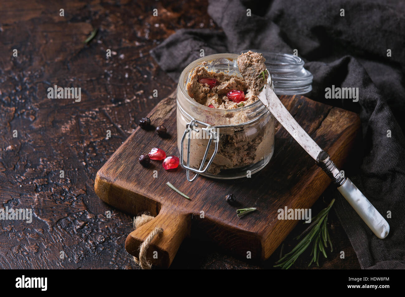 Homemade chicken liver pate Stock Photo - Alamy