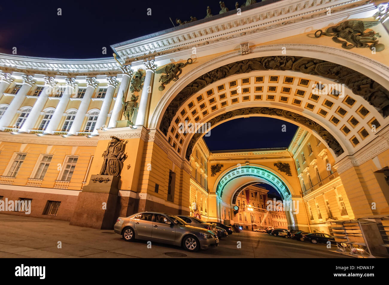 Arch of General staff in St. Petersburg. Russia Stock Photo