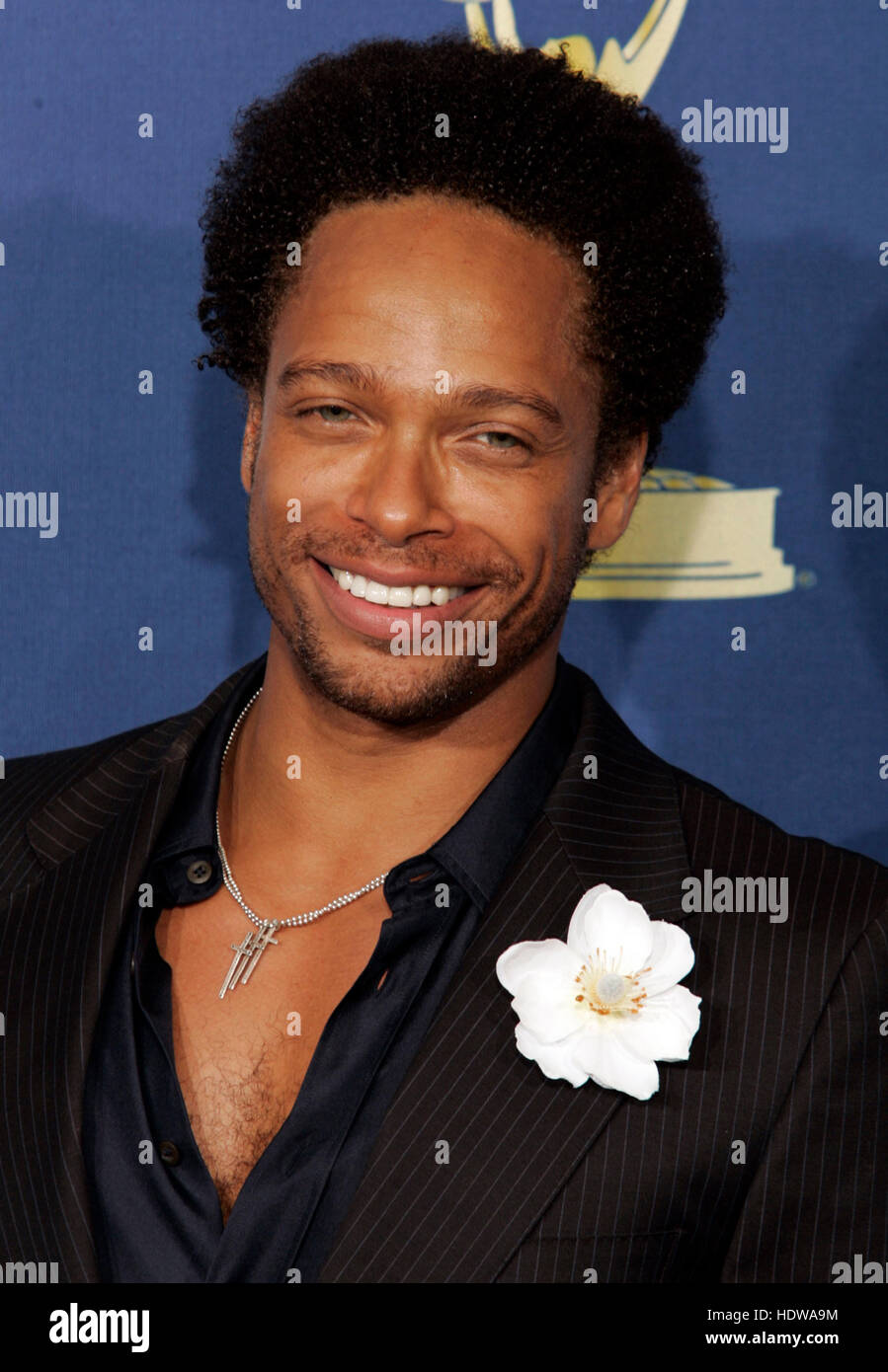 Gary Dourdan at the 57th Annual Emmy Awards at the Shrine Auditorium in