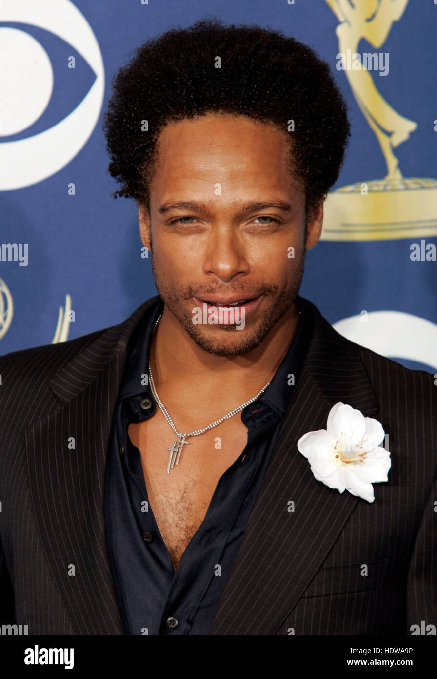 Gary Dourdan at the 57th Annual Emmy Awards at the Shrine Auditorium in