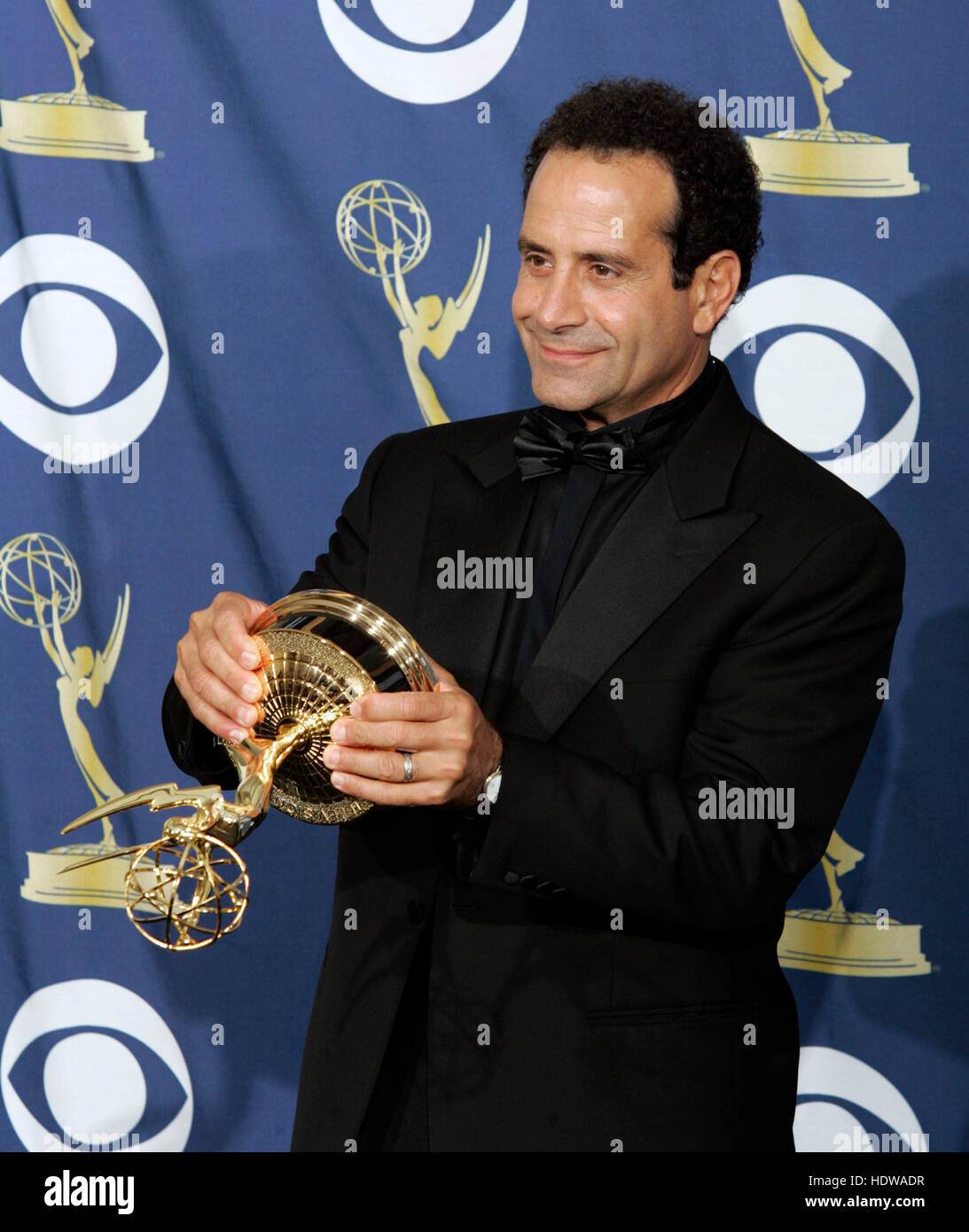 Tony Shalhoub at the 57th Annual Emmy Awards at the Shrine Auditorium in Los Angeles, September 18, 2005. Photo credit: Francis Specker Stock Photo