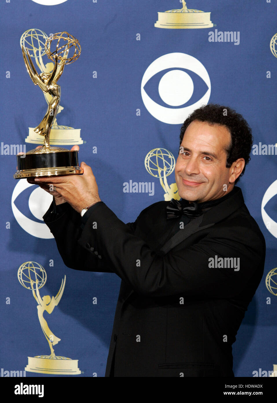 Tony Shalhoub at the 57th Annual Emmy Awards at the Shrine Auditorium in Los Angeles, September 18, 2005. Photo credit: Francis Specker Stock Photo